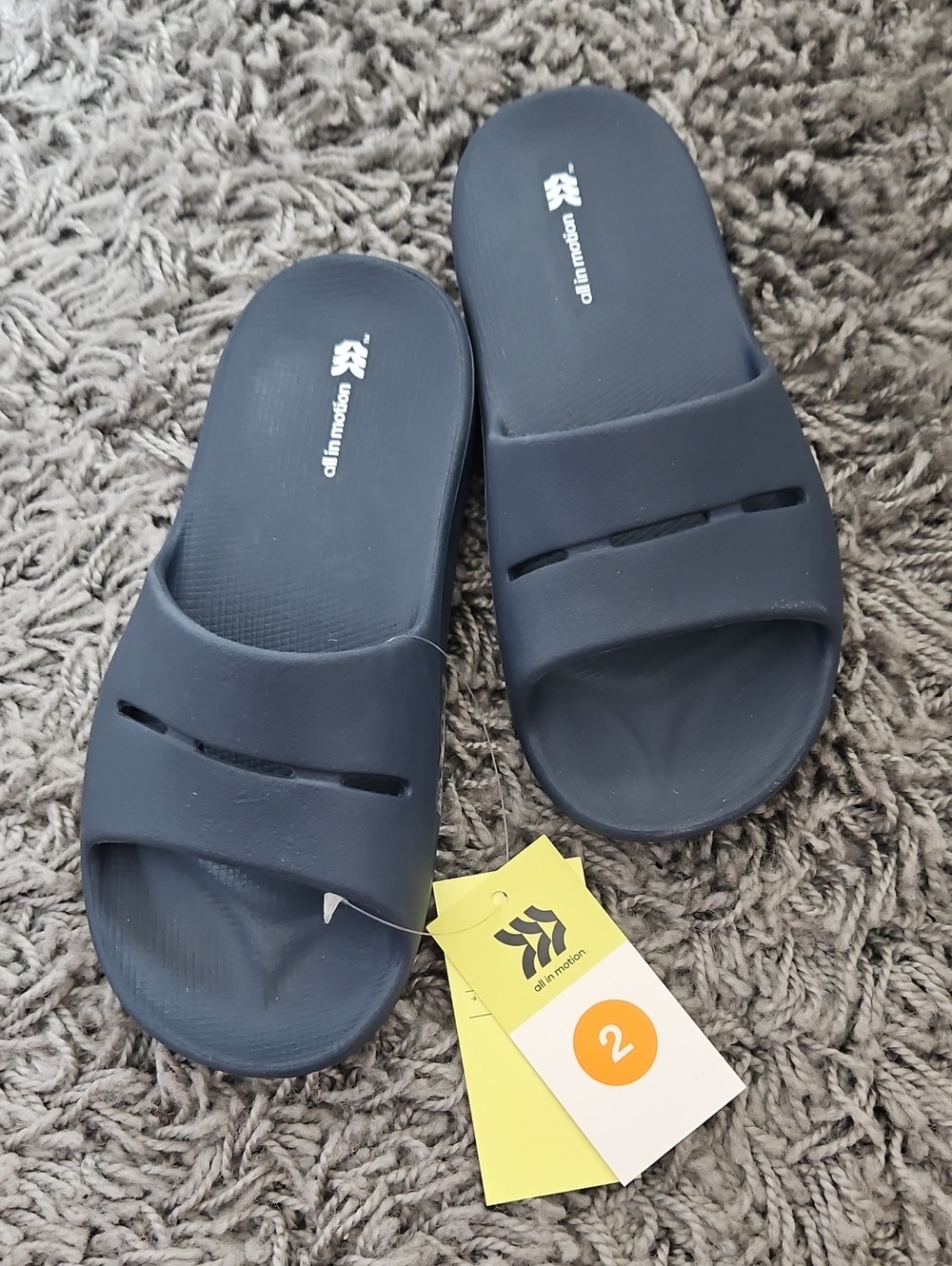 all in motion Navy Slide Sandals for Kids